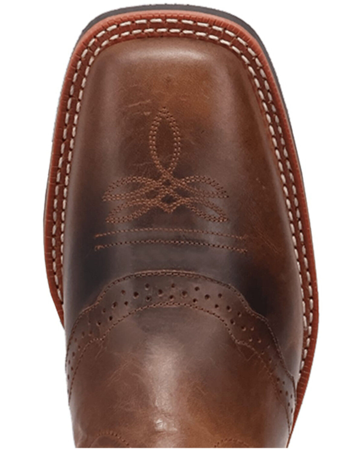 Image #6 - Laredo Men's Hyde Performance Western Boots - Broad Square Toe, Brown, hi-res