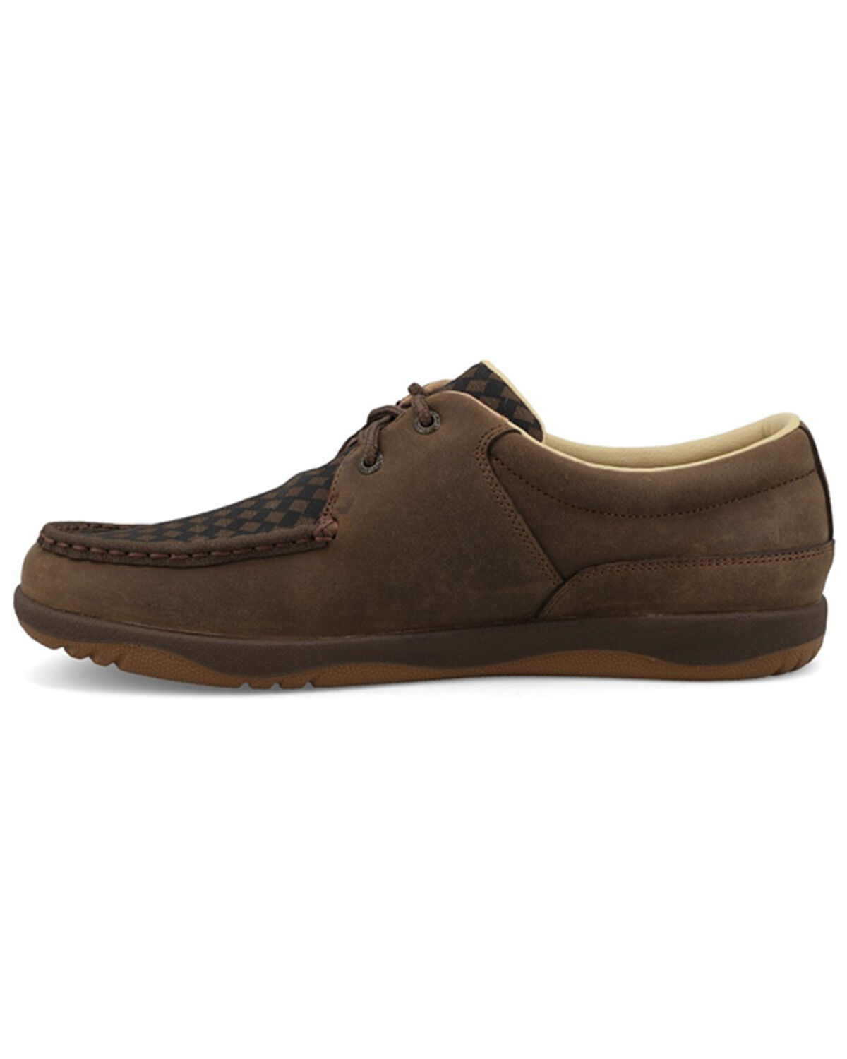Image #3 - Twisted X Men's Casual Boat Shoes - Moc Toe, Charcoal, hi-res