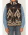 Image #3 -  Cody James Boys' Oil Slick Southwestern Print Vest, Dark Brown, hi-res