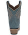 Image #4 - Circle G Women's Embroidered Ankle Booties - Snip Toe, Blue, hi-res