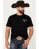 Image #1 - Buck Wear Men's Family First Short Sleeve Graphic T-Shirt, , hi-res
