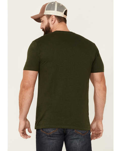 Image #4 - Moonshine Spirit Men's Sun Mountain Graphic Short Sleeve Mountain Moss Green T-Shirt , Moss Green, hi-res