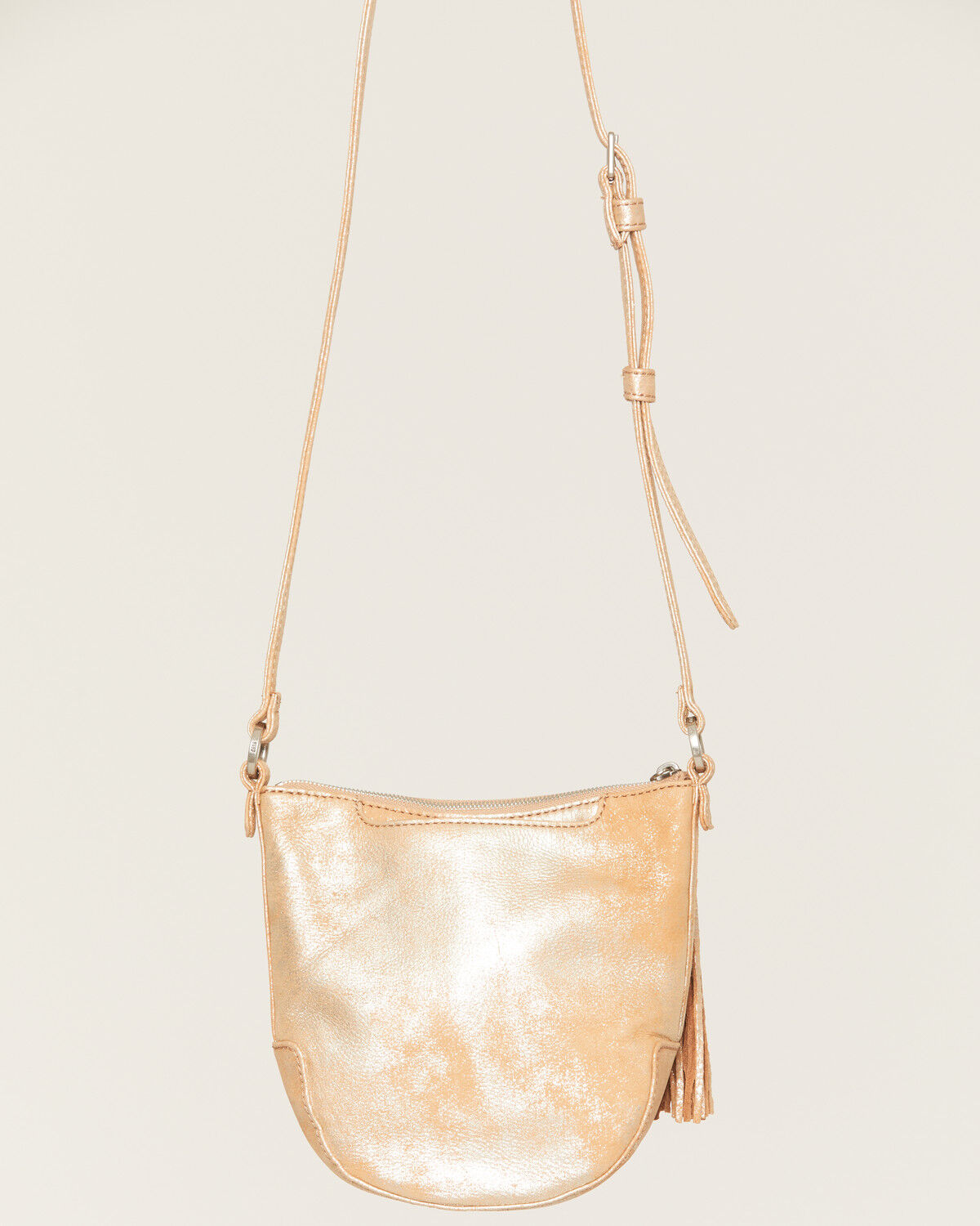 Image #2 - Hobo Women's Lexi Metallic Crossbody Bag, Tan, hi-res