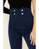 Image #4 - Flying Tomato Women's Super High Rise Flare Jeans, Blue, hi-res