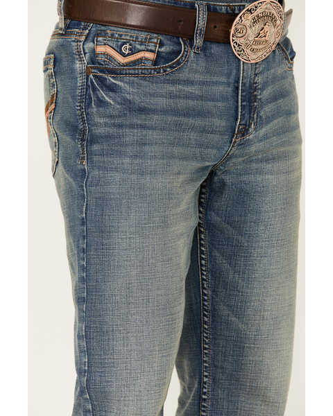 Image #2 - Cody James Core Men's Whistle Medium Wash Stretch Stackable Straight Jeans , Blue, hi-res
