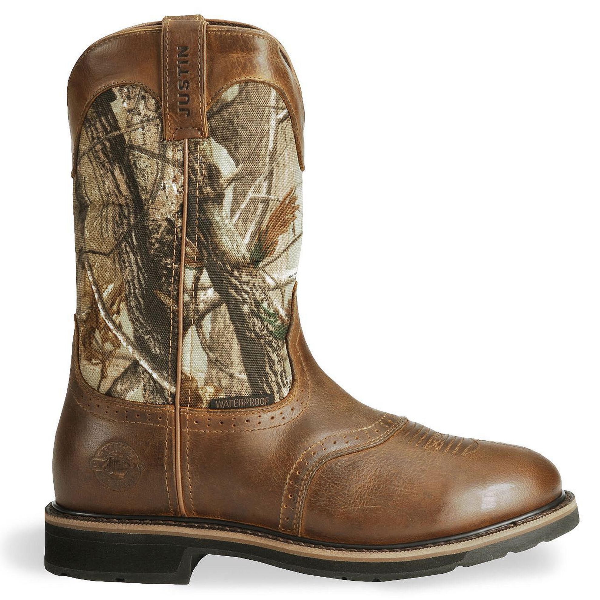 Justin camo work boots outlet