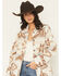 Image #3 - Idyllwind Women's Mcain Southwestern Print Button-Down Long Shacket, Cream, hi-res