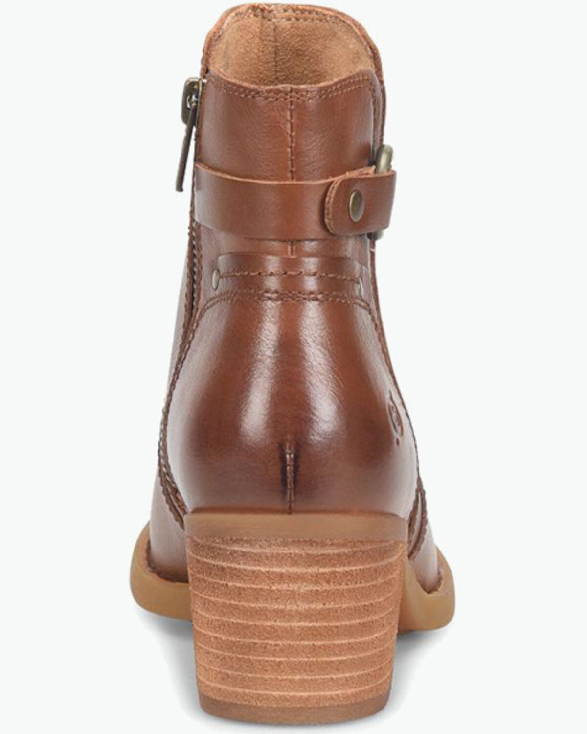 Image #5 - Born Women's Reis Western Booties - Round Toe, Brown, hi-res