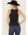 Image #4 - Idyllwind Women's Embellished Sleeveless Ribbed Graphic Tank Top, Black, hi-res
