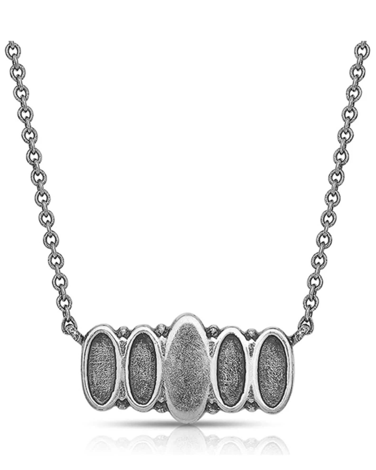 Image #2 - Montana Silversmiths Women's Turquoise Quint Bar Necklace, Silver, hi-res