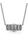 Image #2 - Montana Silversmiths Women's Turquoise Quint Bar Necklace, Silver, hi-res