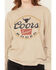 Image #3 - Coors Women's Banquet Logo Crewneck Sweatshirt, Sand, hi-res