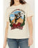 Image #3 - Ariat Women's Embellished Ranch Rodeo Short Sleeve Graphic Tee, Ivory, hi-res
