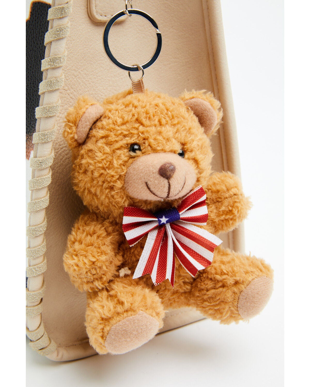 Image #2 - Shyanne Americana Brown Bear Bag Charm, Brown, hi-res