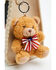 Image #2 - Shyanne Americana Brown Bear Bag Charm, Brown, hi-res