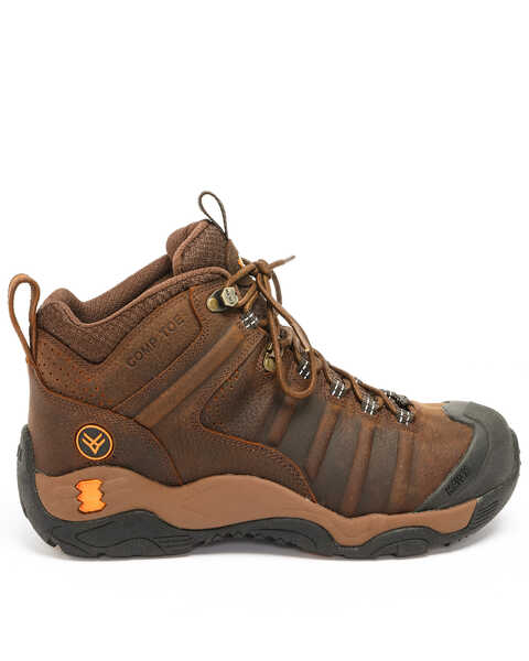 Hawx Men's Axis Hiker Boots - Composite Toe, Brown, hi-res