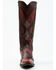Image #4 - Dan Post Women's Daredevil Western Boots - Snip Toe, Red, hi-res