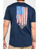 Image #5 - Ariat Men's Rebar Cotton Strong American Grit Work T-Shirt , Navy, hi-res