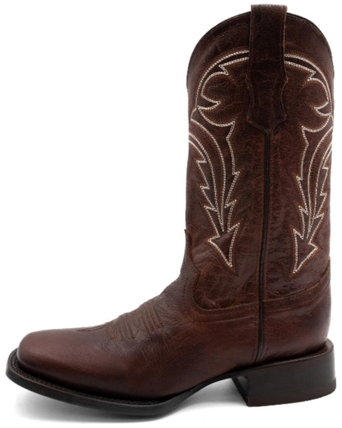 Image #3 - Ferrini Men's Dylan Tall Western Boots - Broad Square Toe, Brandy Brown, hi-res