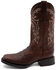 Image #3 - Ferrini Men's Dylan Tall Western Boots - Broad Square Toe, Brandy Brown, hi-res