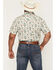 Image #4 - Cody James Men's Blossom Floral Print Short Sleeve Snap Western Shirt, Cream, hi-res