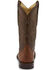 Image #2 - Tony Lama Men's Patron Saddle Exotic Smooth Western Boots - Round Toe, Cognac, hi-res
