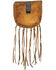 Kobler Leather Women's Beaded Clip Bag, Tan, hi-res