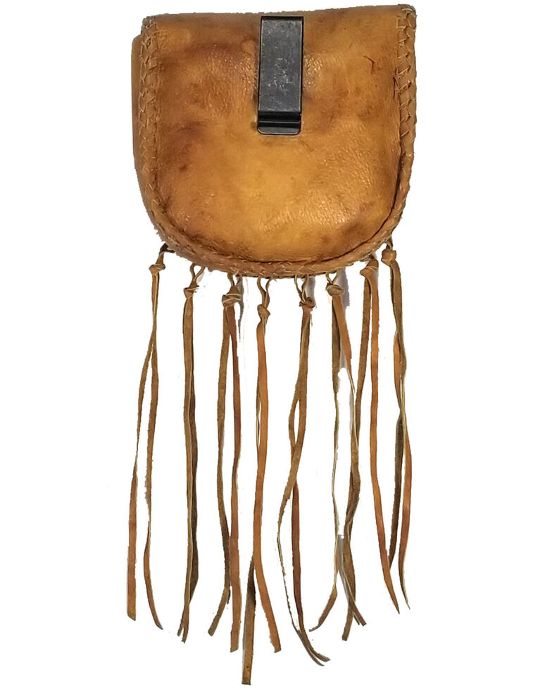 Kobler Leather Women's Beaded Clip Bag, Tan, hi-res