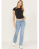 Image #1 - Levi's Women's Light Wash Mid Rise Lapis Sense Classic Bootcut Jeans, Blue, hi-res