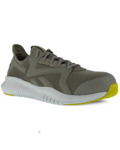 Image #1 - Reebok Men's Lace-Up Athletic Work Shoes - Composite Toe, Grey, hi-res