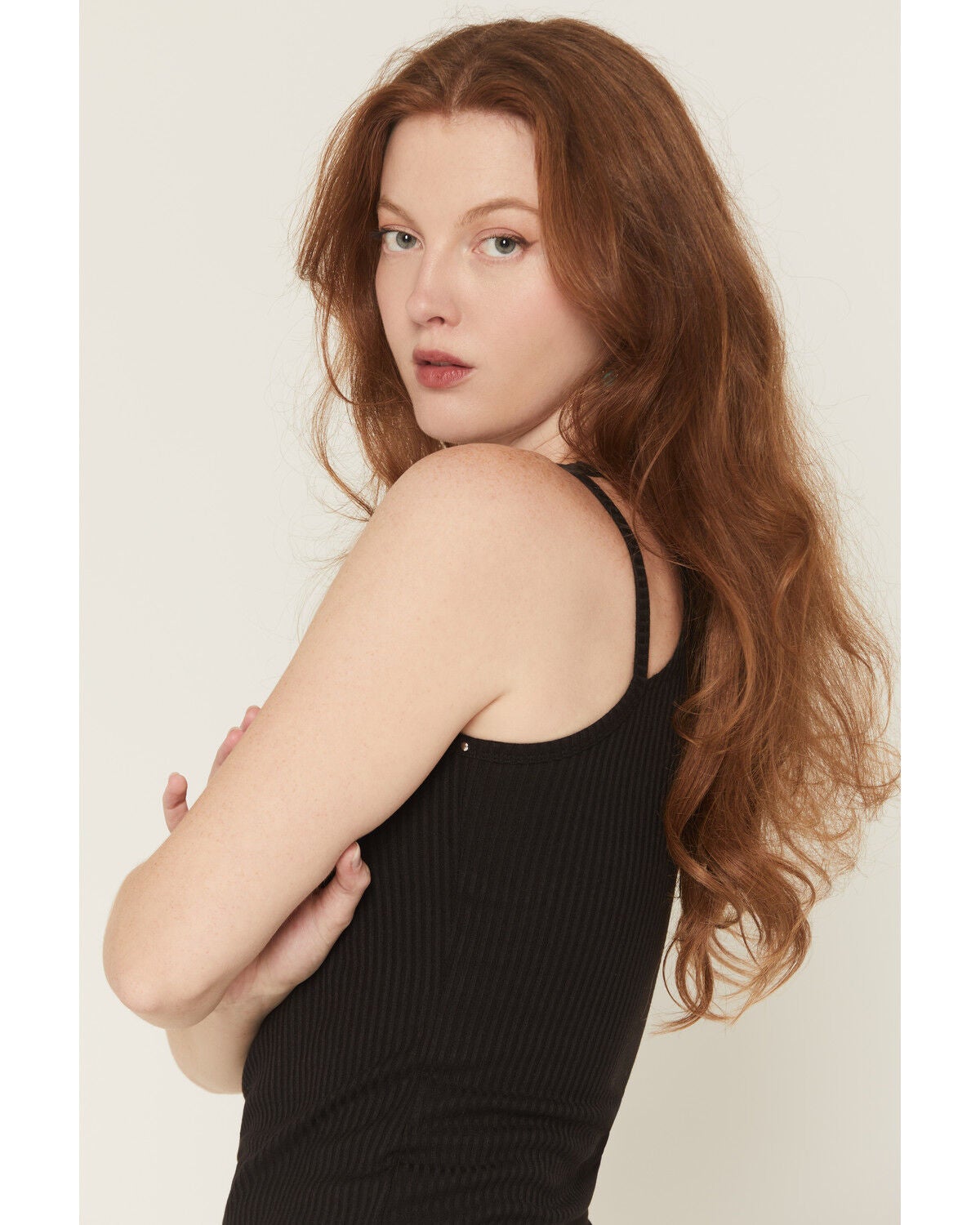 Image #2 - Miss Me Women's Studded Sleeveless Tank Top, Black, hi-res