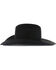 Rodeo King Men's Rodeo 5X Black Felt Cowboy Hat, Black, hi-res