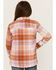 Image #4 - Shyanne Girls' Plaid Print Shacket, Lavender, hi-res