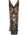 Image #5 - Circle G Women's Embroidered & Studded Distressed Tall Western Boots - Square Toe, Black/tan, hi-res