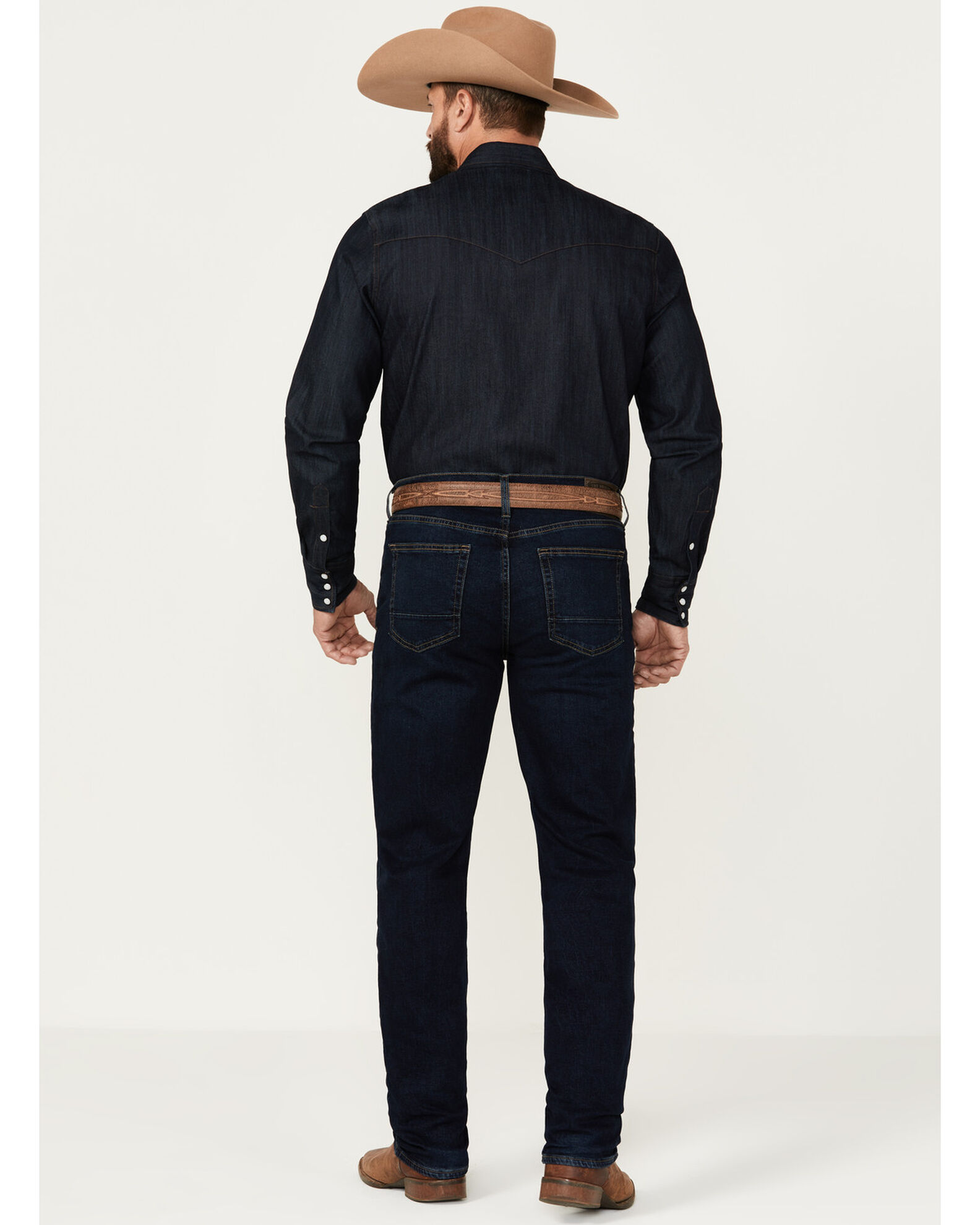 DEVIL-DOG Dungarees Men's Lincoln Core Dark Wash Slim