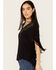 Image #2 - Idyllwind Women's Milner Fringe Short Sleeve Studded Shirt, Black, hi-res