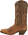 Image #9 - Dan Post Women's Marla Western Boots - Medium Toe, Bay Apache, hi-res