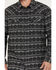 Image #3 - Moonshine Spirit&reg; Men's Southwestern Long Sleeve Flannel Western Shirt, Grey, hi-res