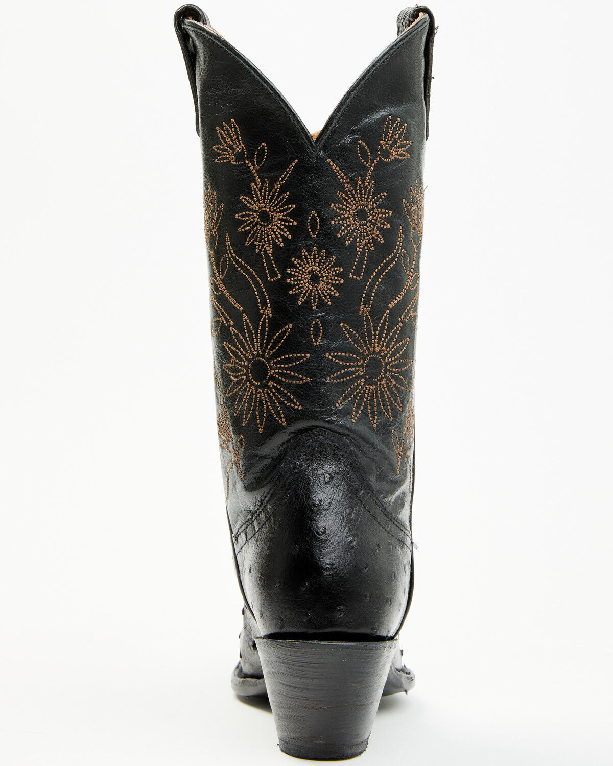 Image #5 - Shyanne Women's Daisie Exotic Full Quill Ostrich Western Boots - Snip Toe, Black, hi-res