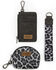Image #3 - Wrangler Leopard Print Dual Pouch Wristlet, Black, hi-res