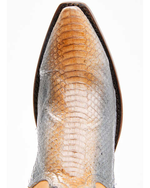 Image #6 - Dan Post Women's Zacatecas Exotic Watersnake Western Boots - Snip Toe, Beige/khaki, hi-res