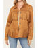 Image #4 - Idyllwind Women's Norton Faux Suede Fringe Shacket, Pecan, hi-res