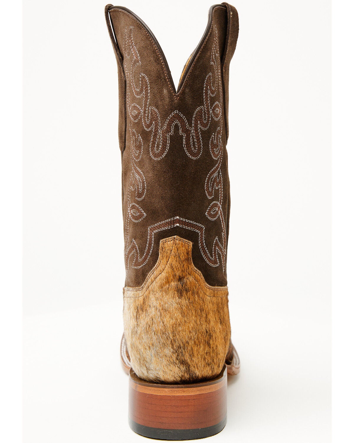 Image #5 - Cody James Men's Badlands Cowhide Western Boots - Broad Square Toe, Brown, hi-res