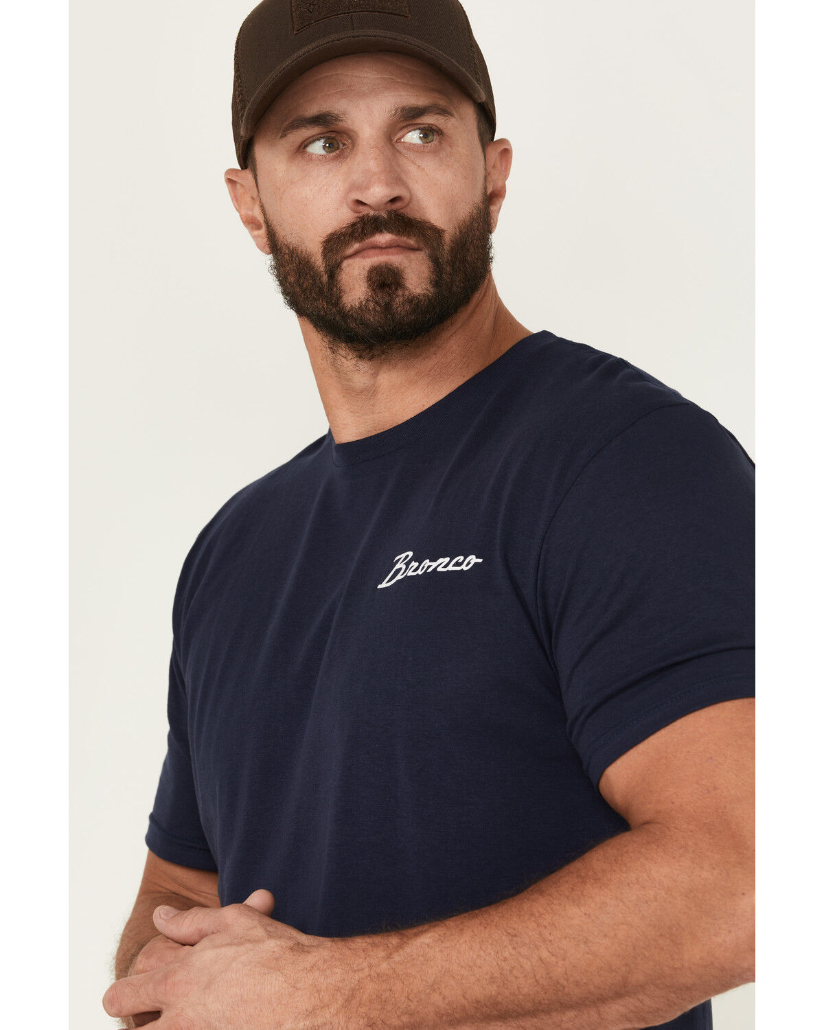 Image #3 - Buckwear Men's USA Velocity Short Sleeve Graphic T-Shirt, Navy, hi-res