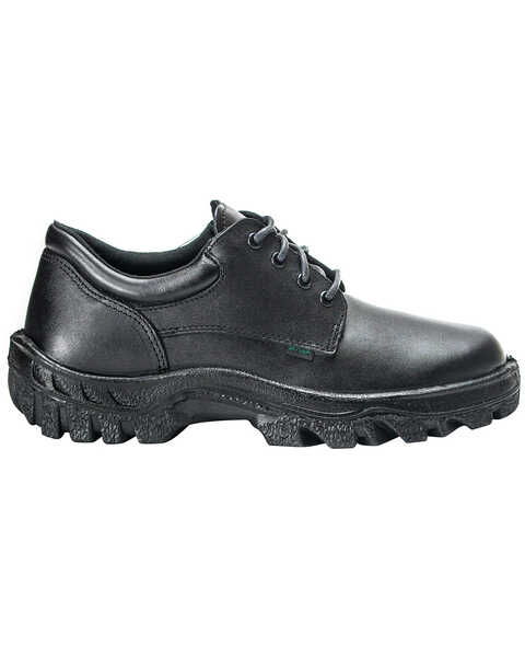 Image #2 - Rocky Men's TMC Oxford Shoes USPS Approved - Round Toe, Black, hi-res