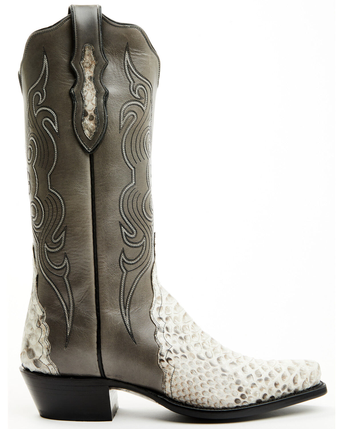 Image #2 - Tony Lama Women's Boot Barn Exclusive Exotic Python Tall Western Boots - Snip Toe, Natural, hi-res