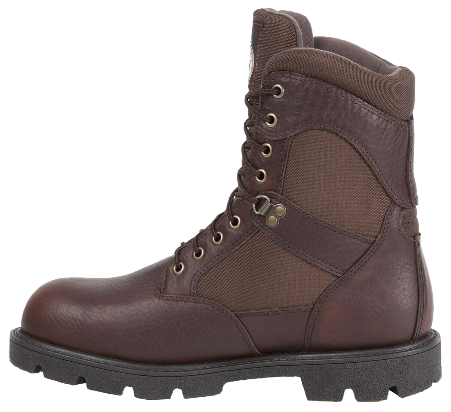 Image #3 - Georgia Boot Men's Homeland Waterproof Work Boots - Soft Toe, Brown, hi-res