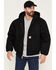 Image #1 - Carhartt Men's Flannel Lined Loose Fit Firm Duck Active Jacket - Big, , hi-res