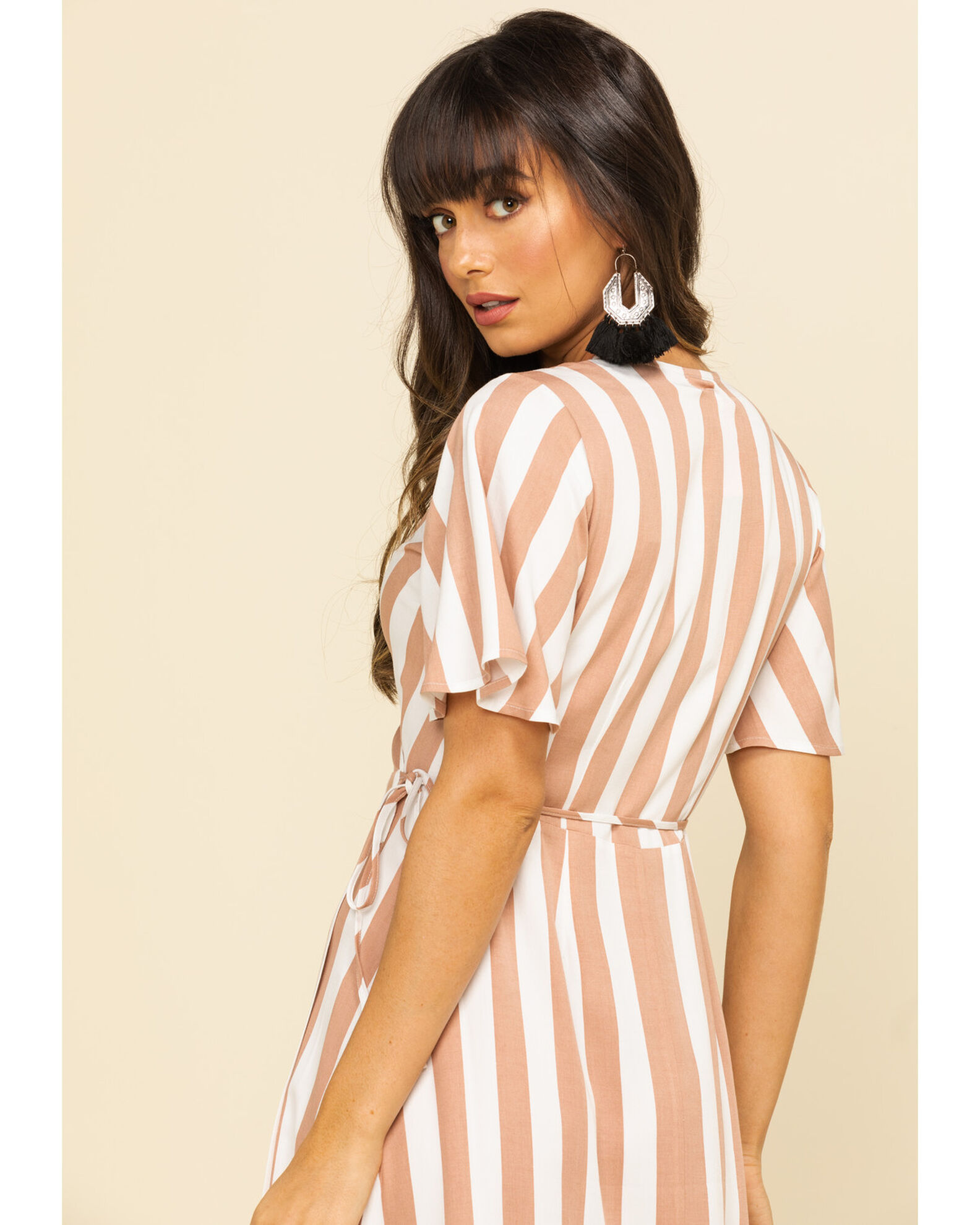 Image #5 - Rag Poets Women's Baja Beach Maxi Dress, Pink, hi-res