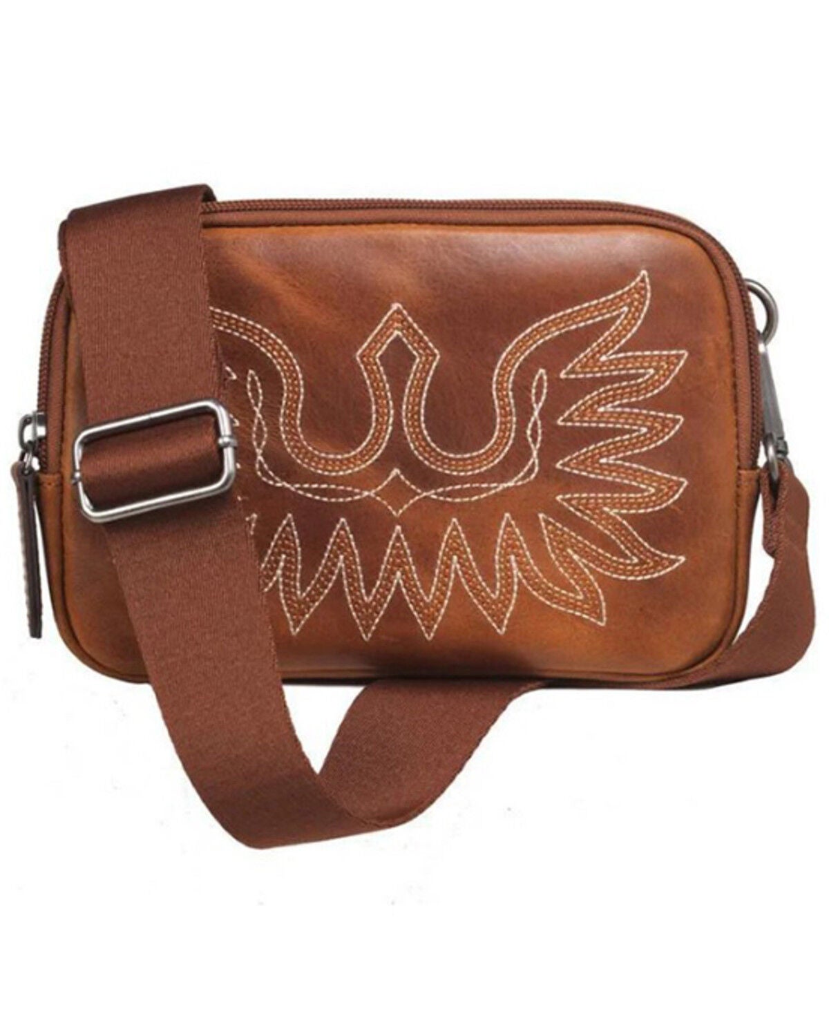Image #2 - Ariat Women's Casanova Belt Bag, Brown, hi-res